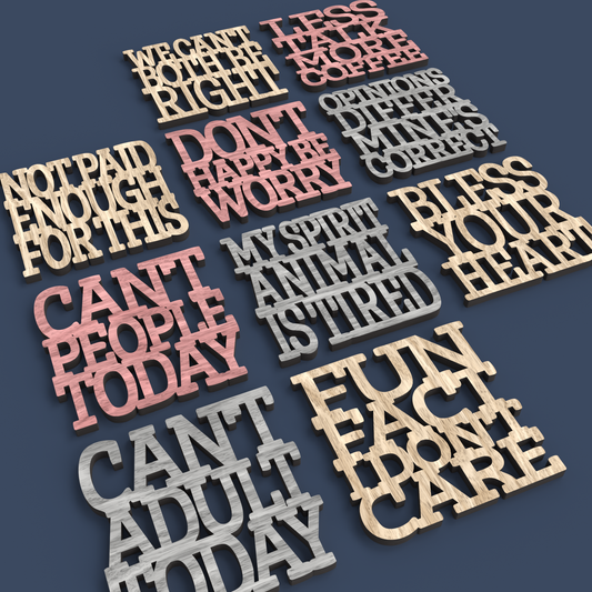 Sarcastic Coasters