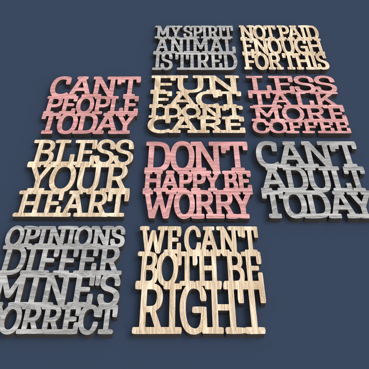 Sarcastic Coasters