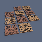 Self-care Coasters