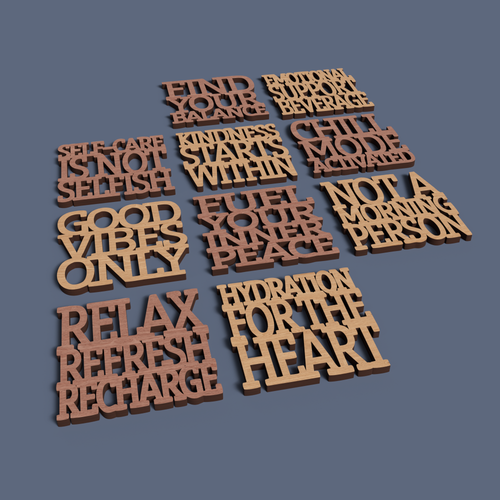 Self-care Coasters
