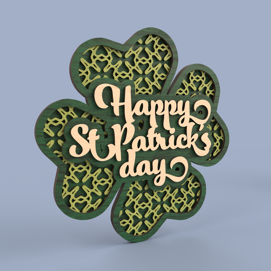St Patrick's Day Shamrock Sign