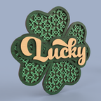 St Patrick's Day Shamrock Sign