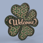 St Patrick's Day Shamrock Sign