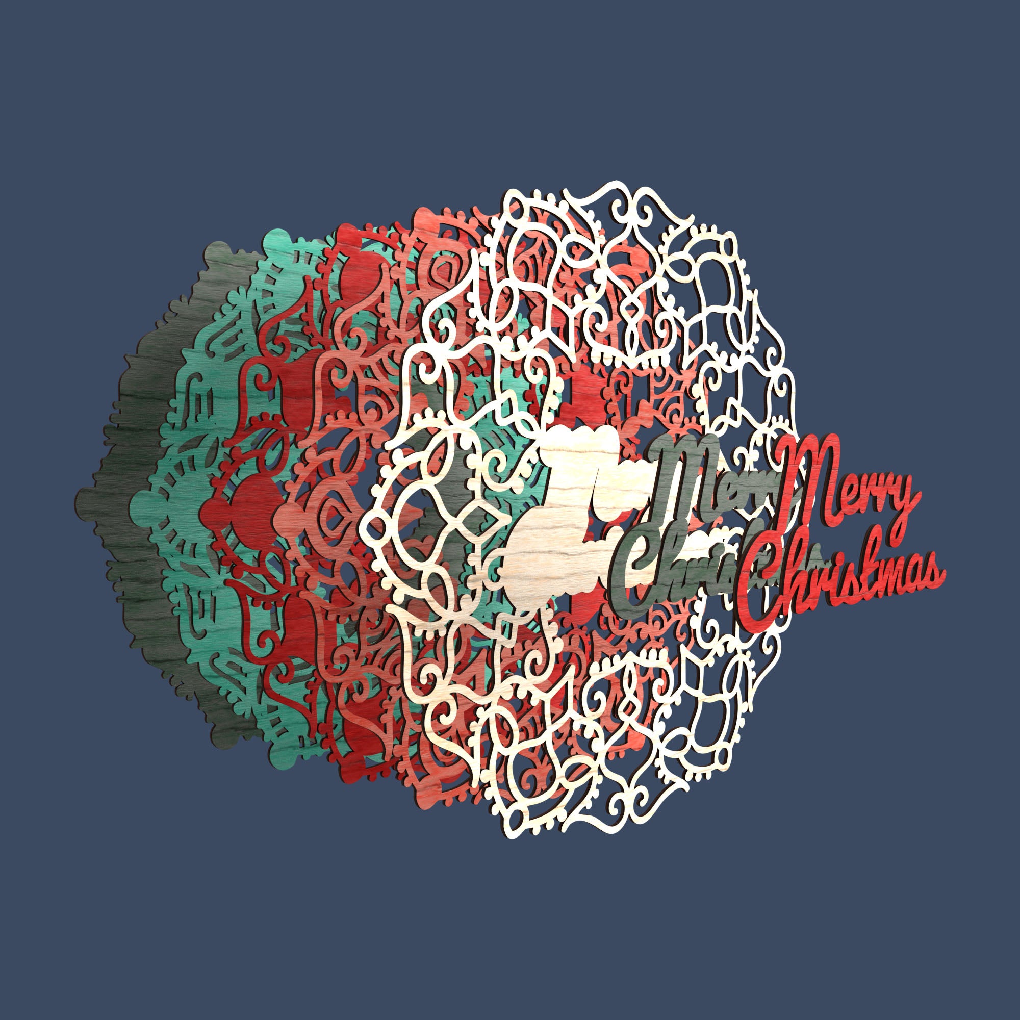 Multilayer Christmas Wreath