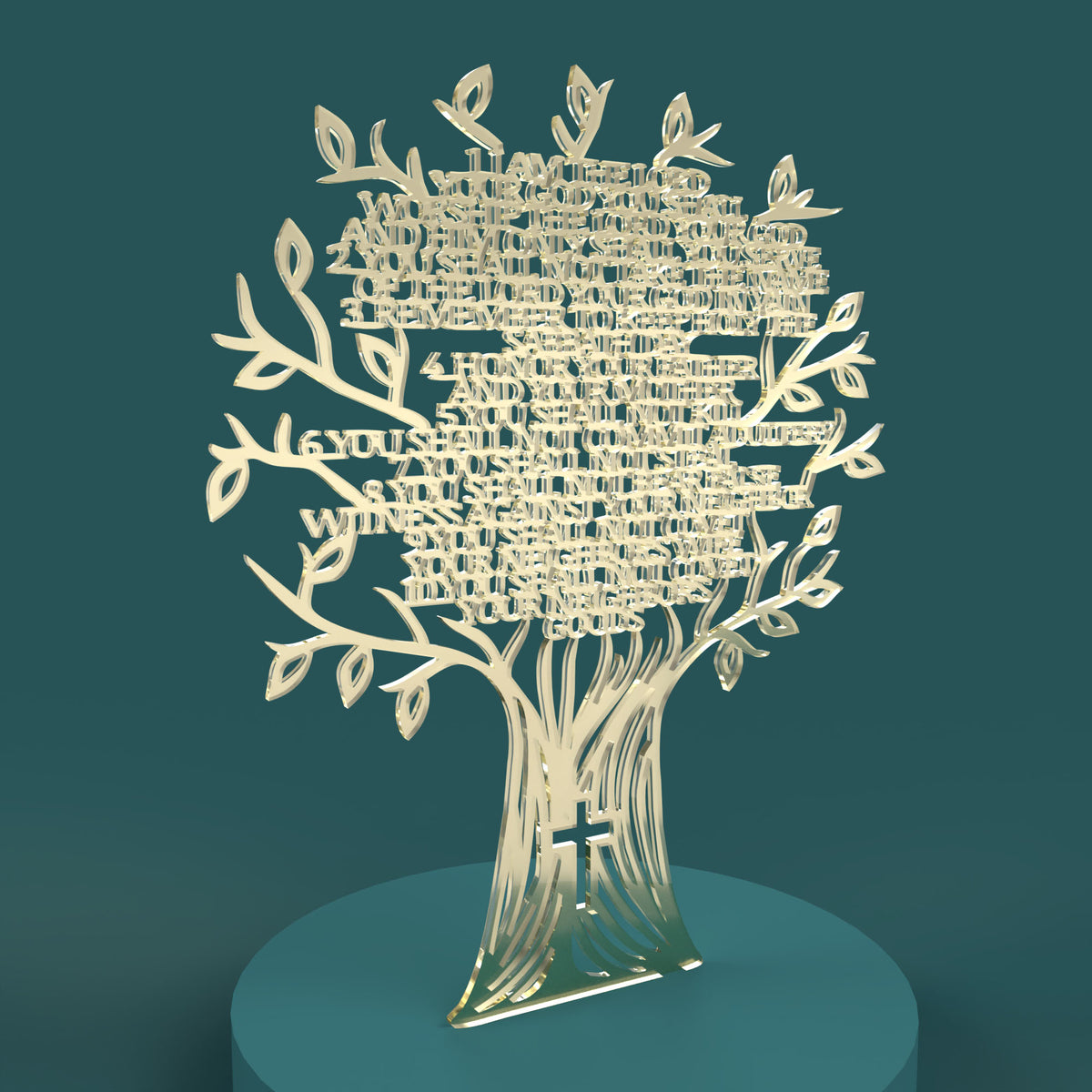 The 10 Commandments Tree