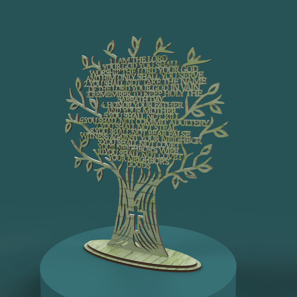 The 10 Commandments Tree