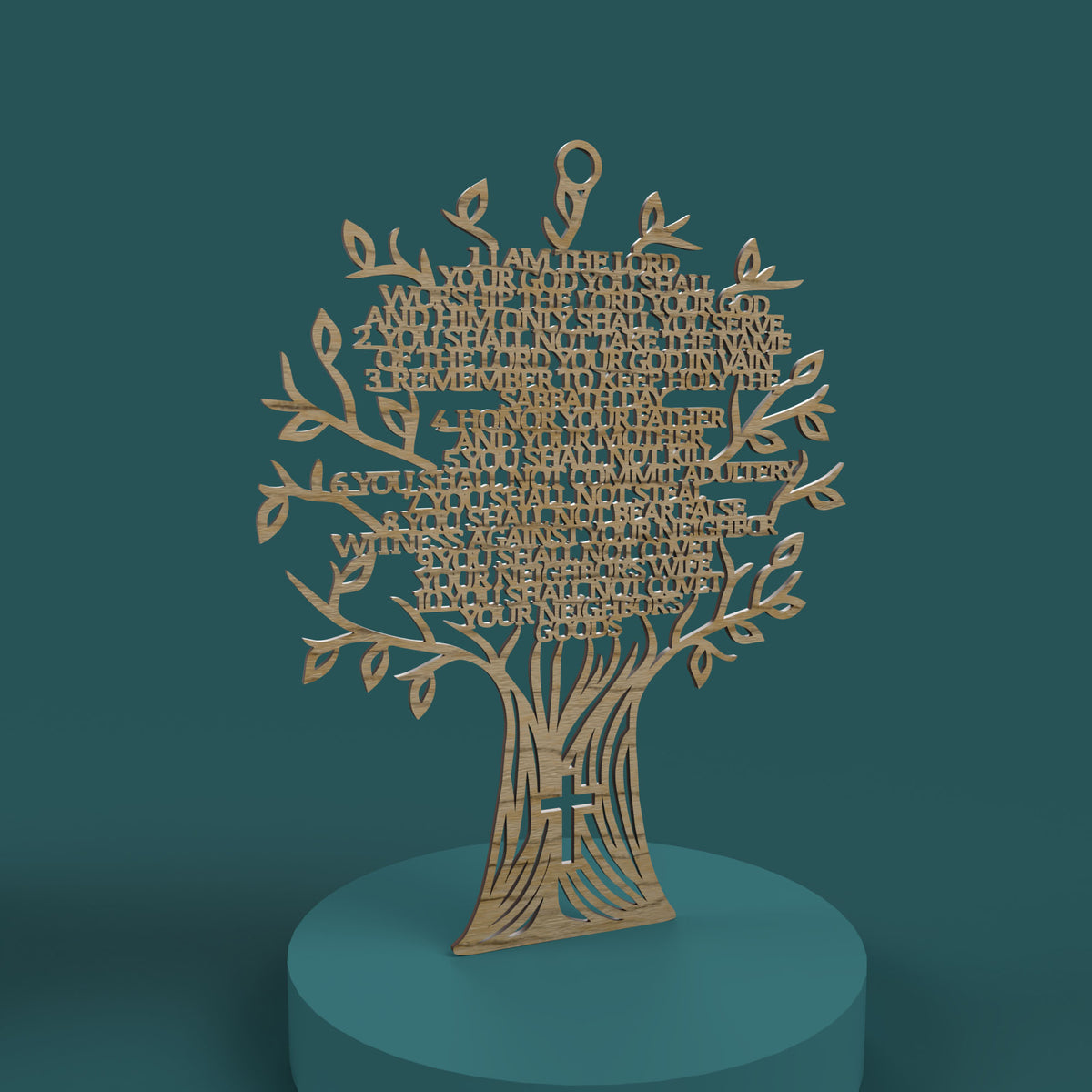 The 10 Commandments Tree
