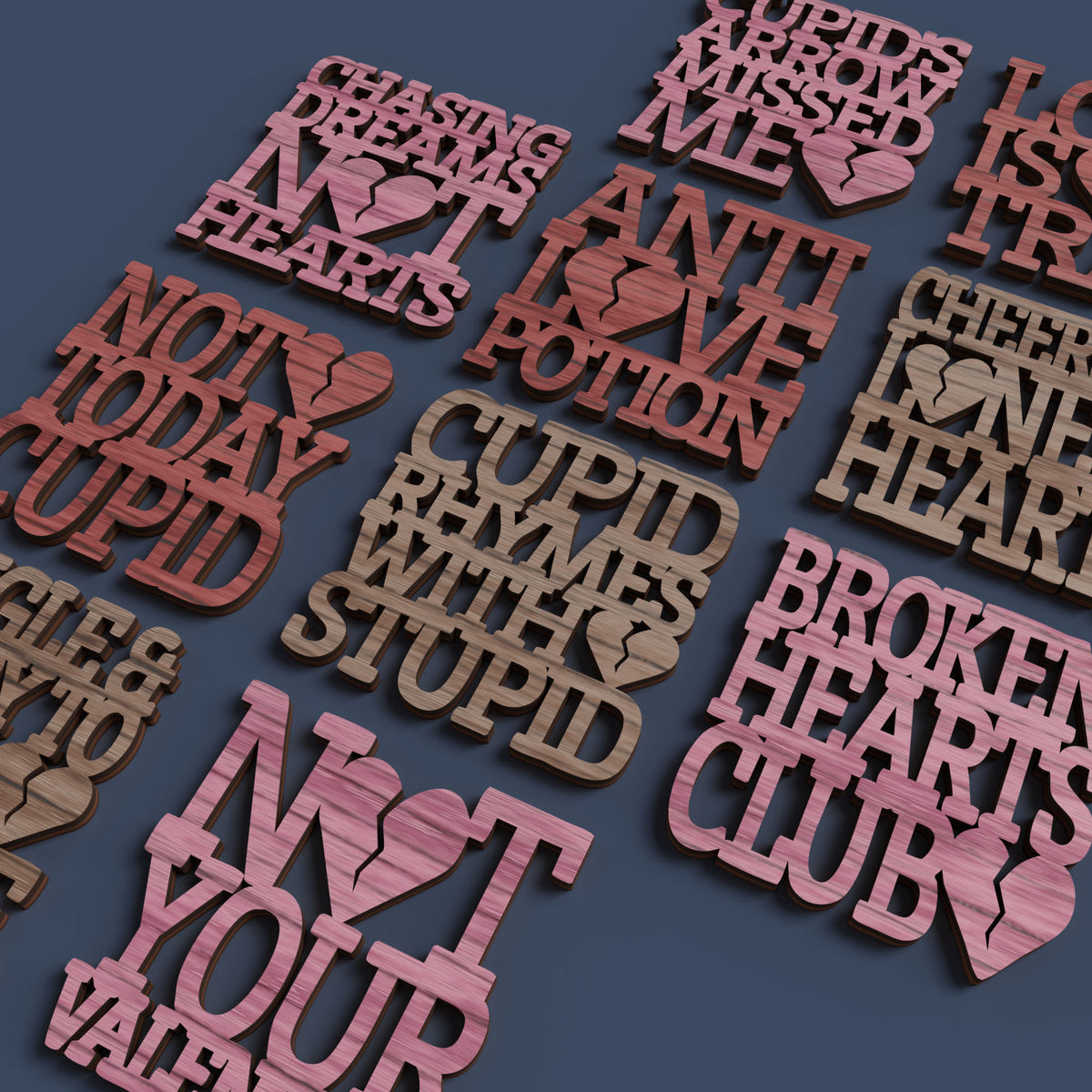Anti Valentine Coasters