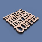 Posavasos "Café antes de hablar"