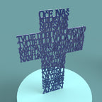 Croatian Lord's Prayer Cross (Oče naš križ)