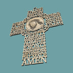 Crucigrama de imágenes del Padrenuestro en italiano (Padre Nostro Croce)