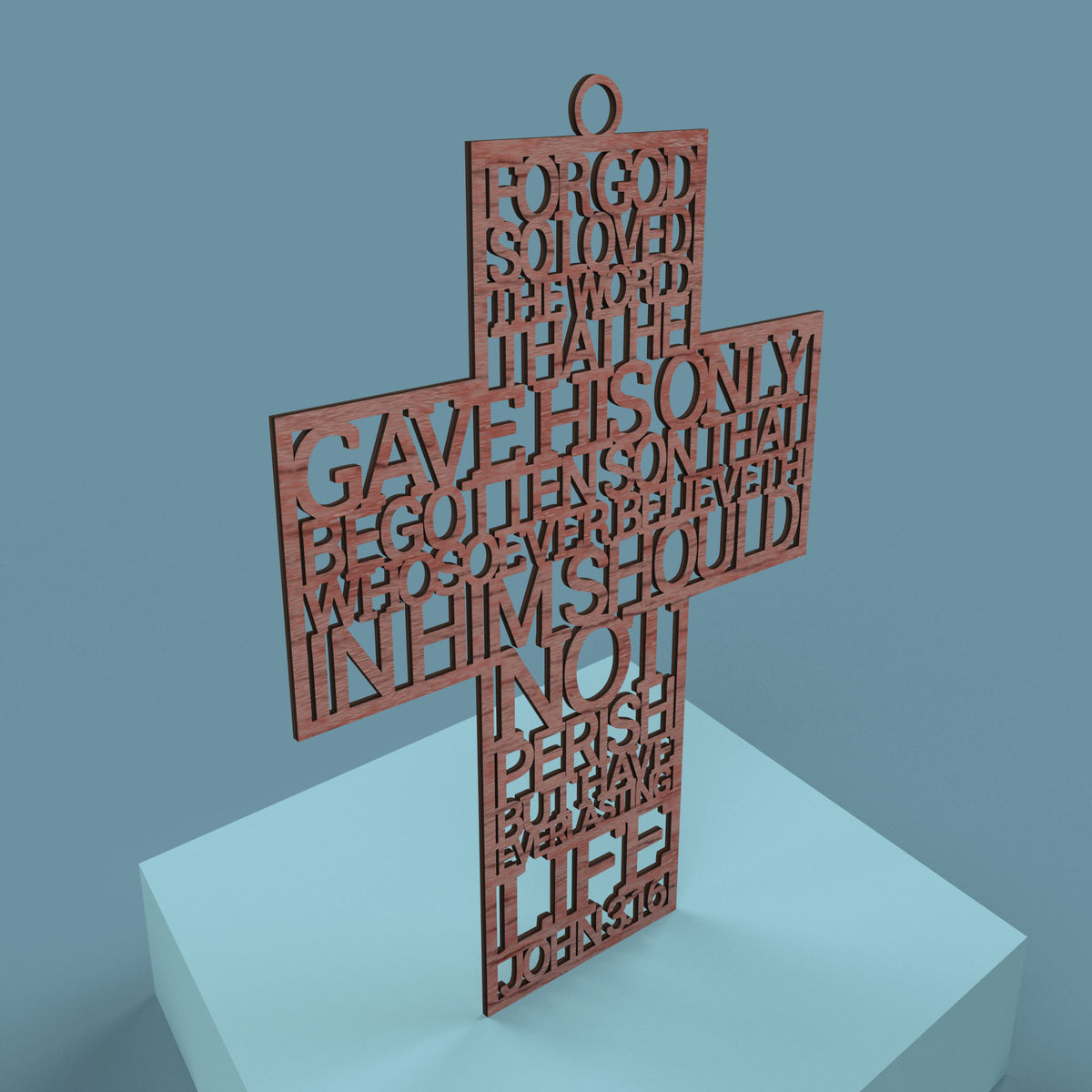 John 3:16 For God so loved the world Cross