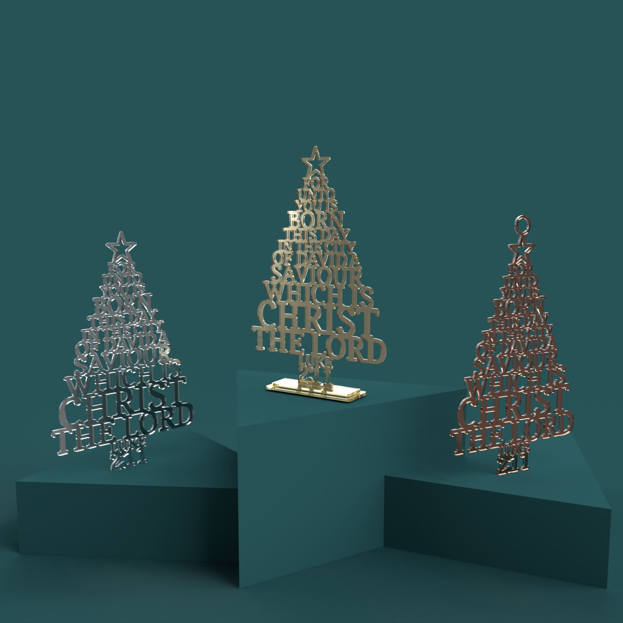 Luke 2:11 Christmas Tree
