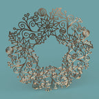 Poinsettia Christmas Wreath