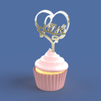 Valentine Hearts Coasters Ornaments and Toppers