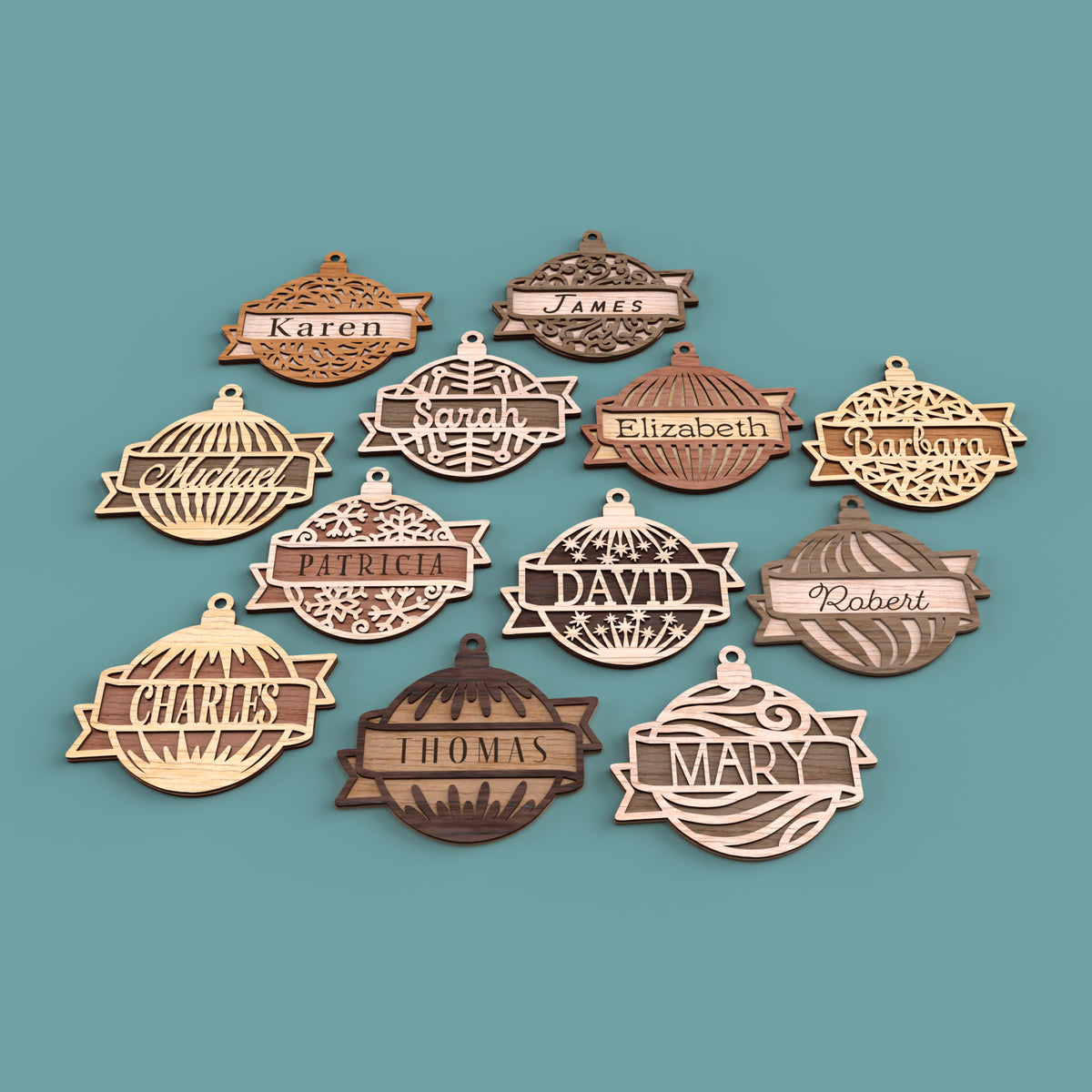 Customizable Christmas Ornaments