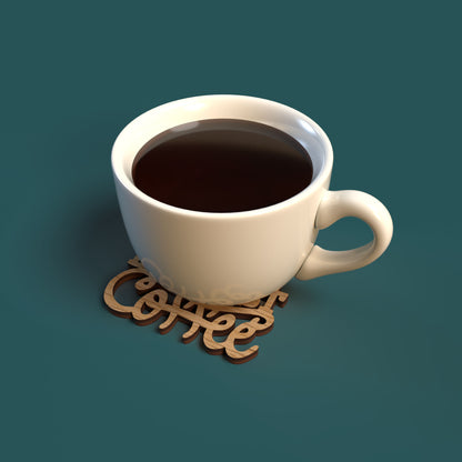 Coffee coasters with quotes -Laser Cut File - The X Laser Files