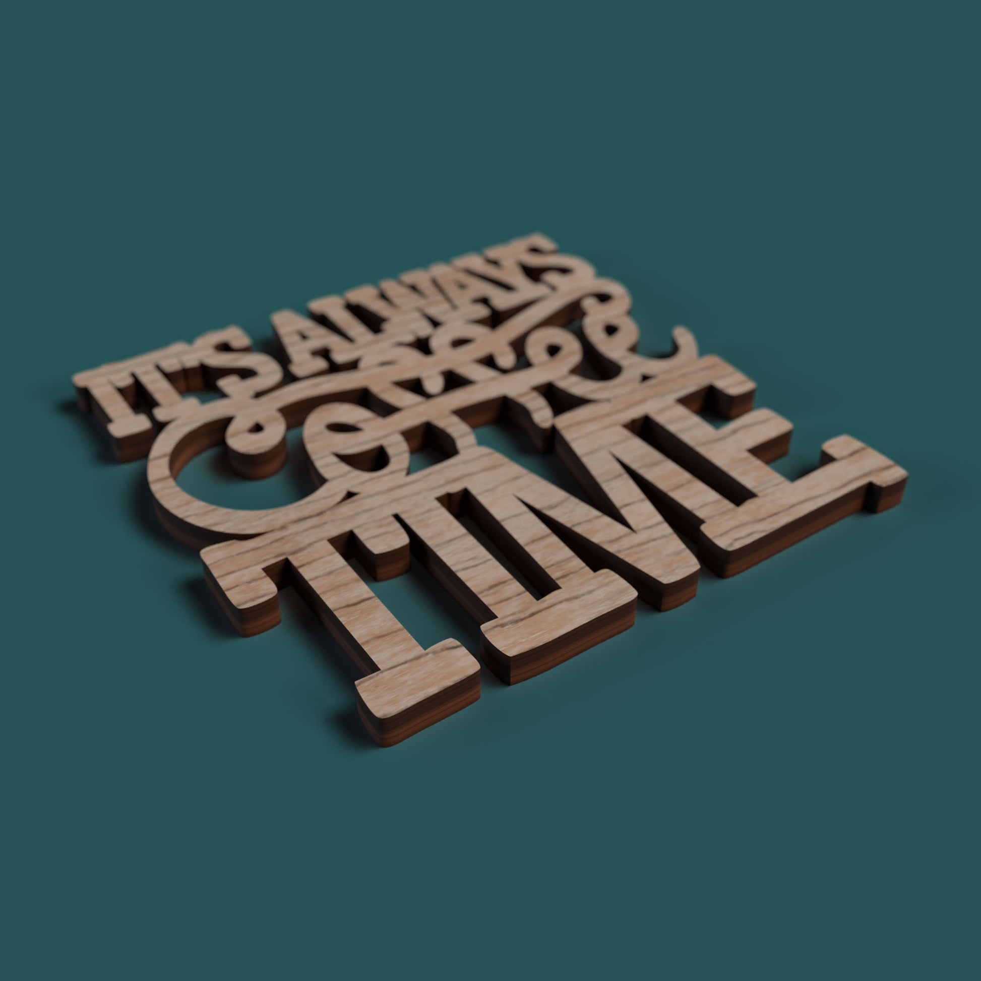 Coffee coasters with quotes -Laser Cut File - The X Laser Files