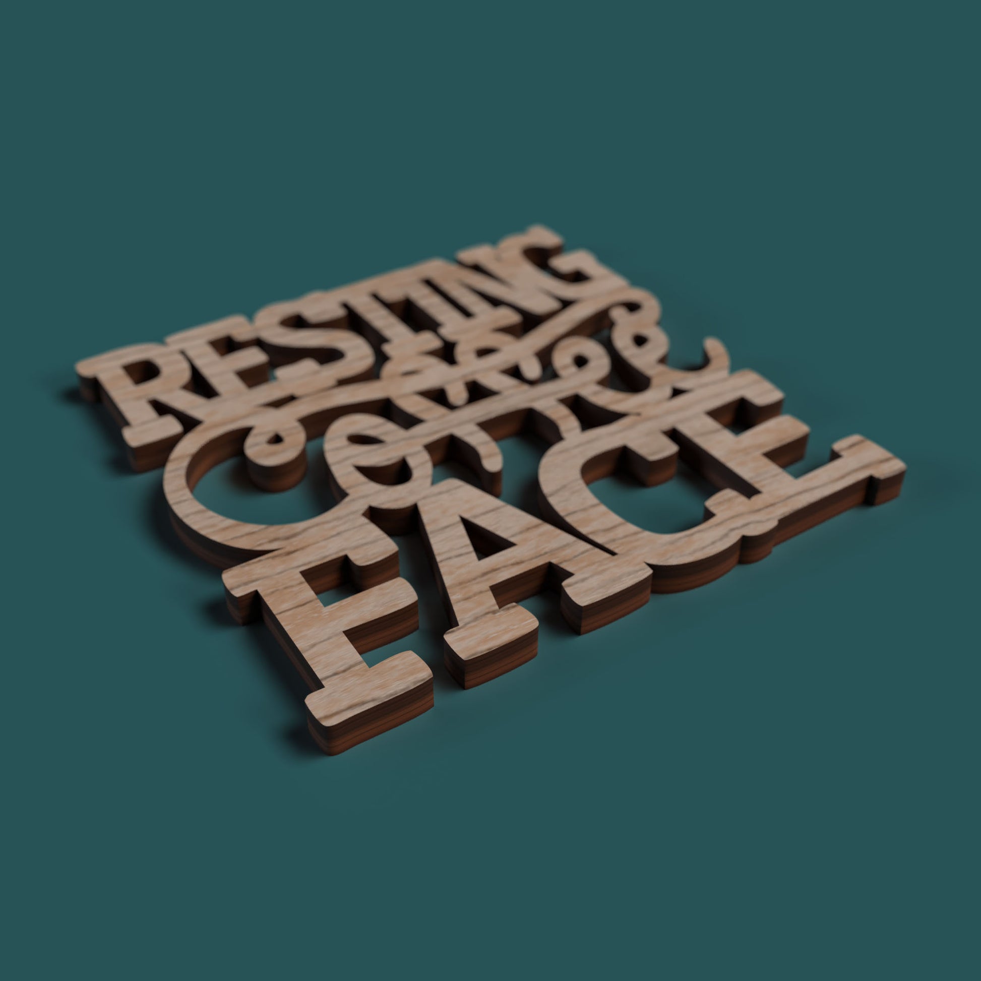 Coffee coasters with quotes -Laser Cut File - The X Laser Files