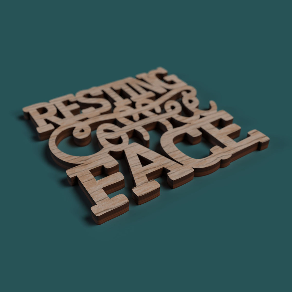 Coffee coasters with quotes