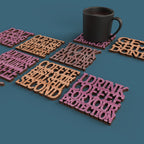 F**k sleep drink coffee Coasters