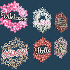 Happy Valentine's Hearts Wreath