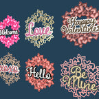 Happy Valentine's Hearts Wreath