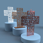 John 11:25 I am the resurrection Cross -Laser Cut File - The X Laser Files