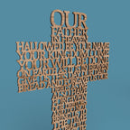 Lord's Prayer (Our Father) Cross Modern Version