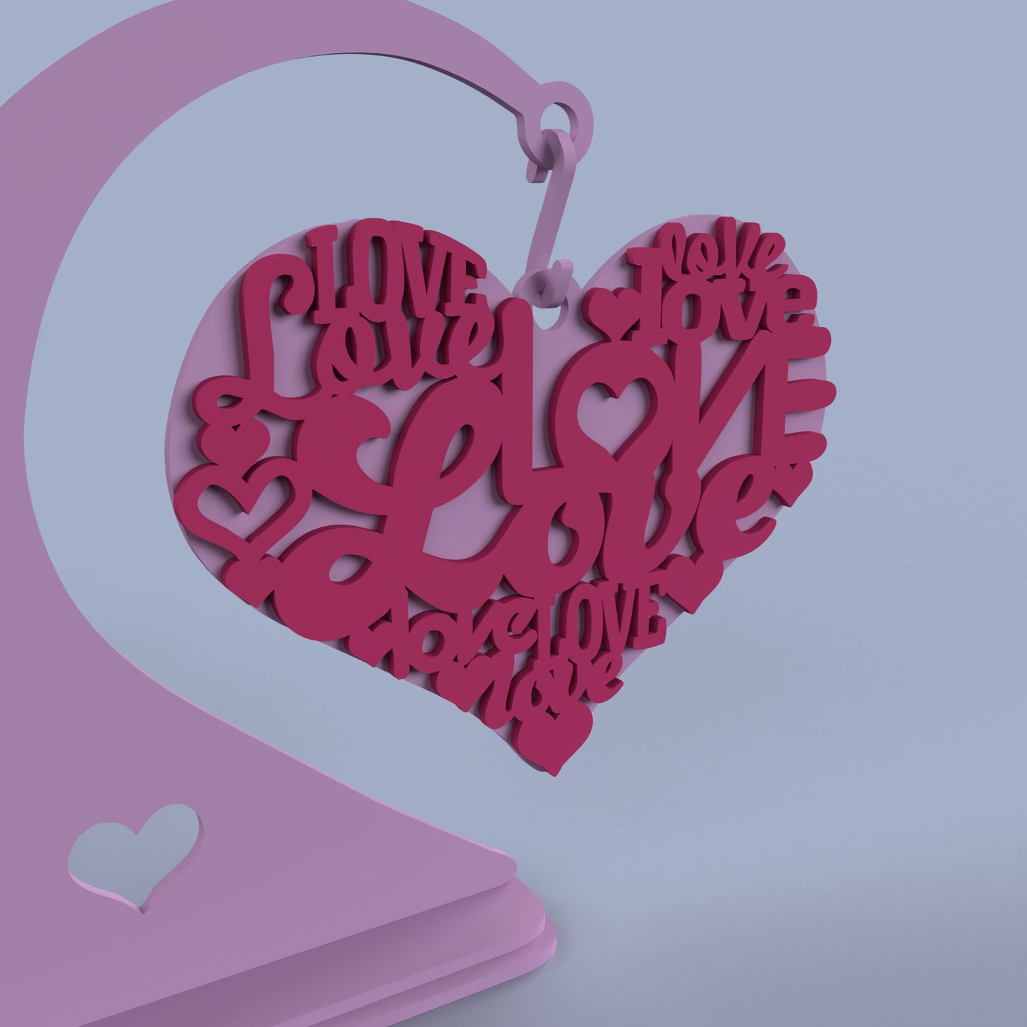 Love Valentine Hanging Heart