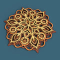 Mandala 01 -Laser Cut File - The X Laser Files