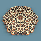Mandala 02 -Laser Cut File - The X Laser Files