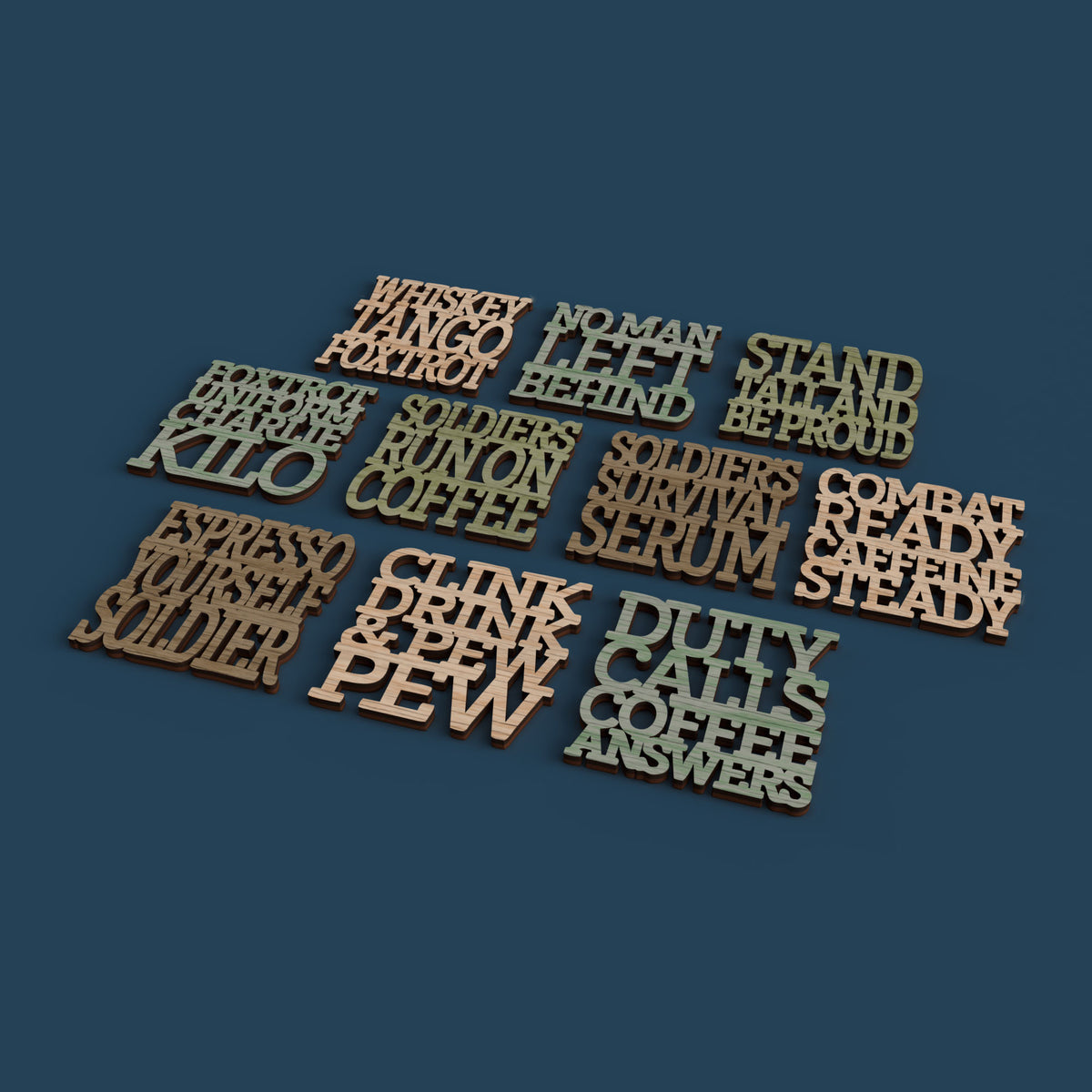 Military Coasters