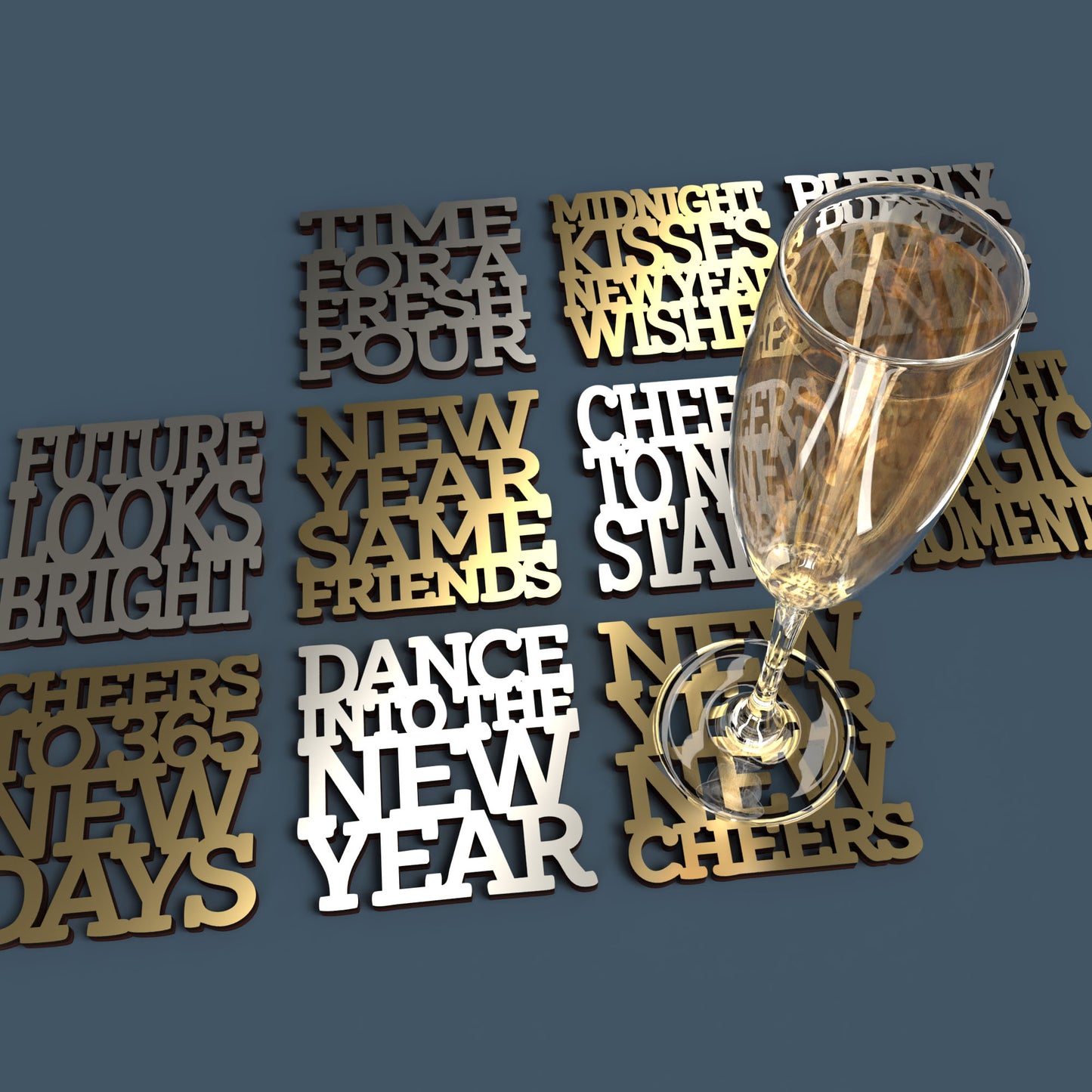 New Year's Eve Party Coasters