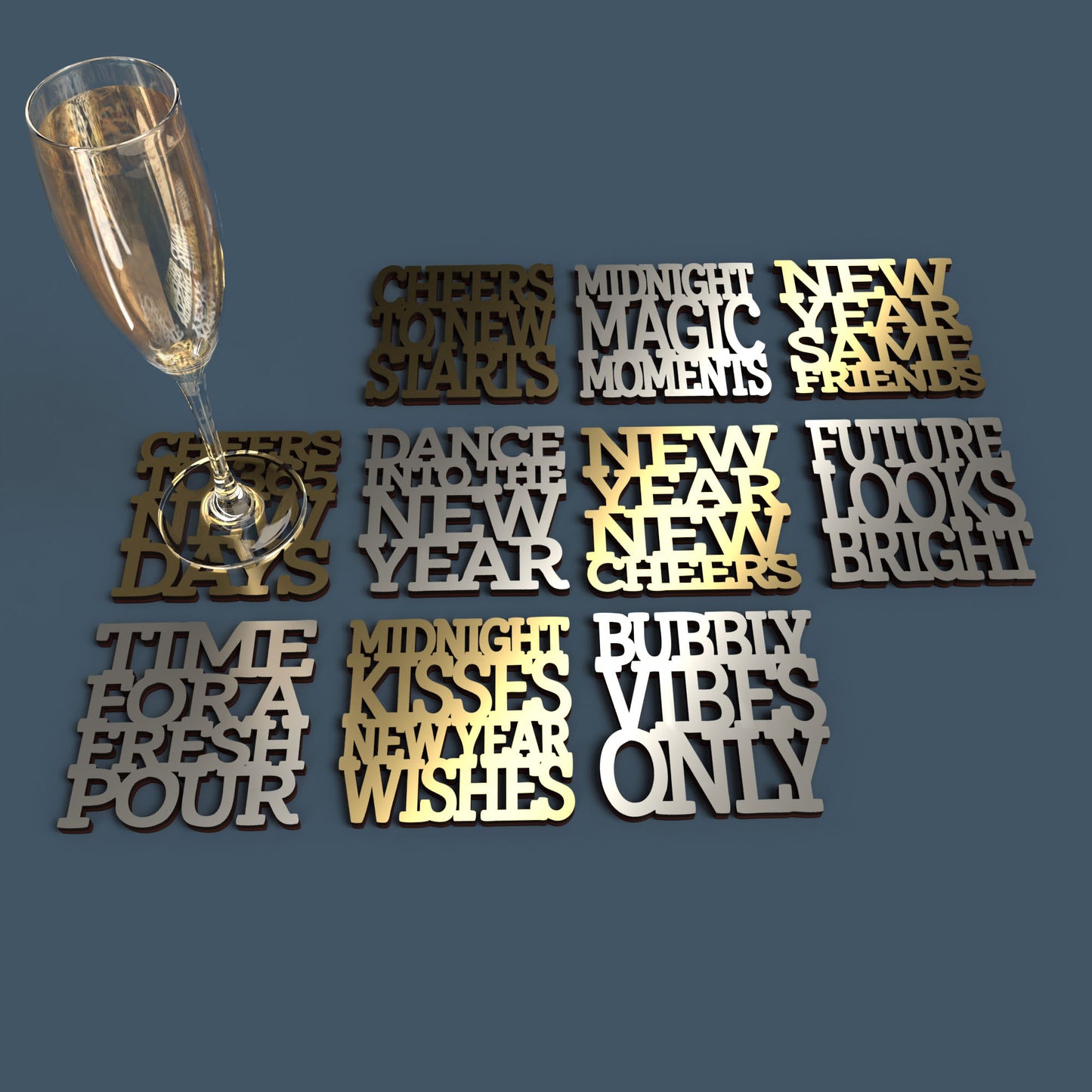 New Year's Eve Party Coasters