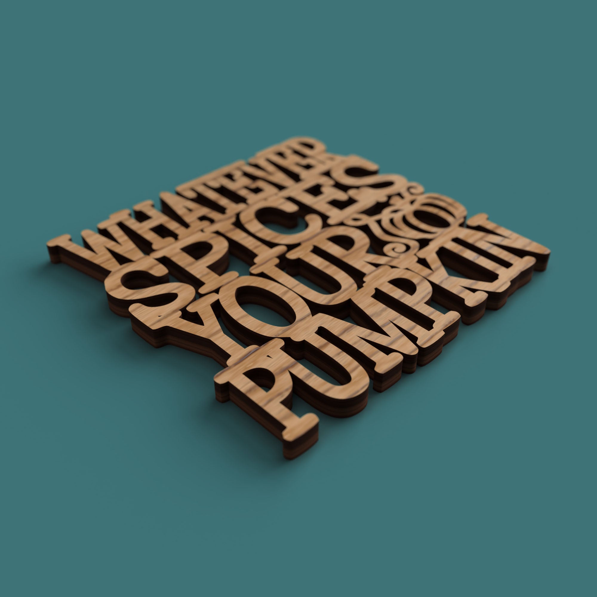 Pumpkin Spice Coasters