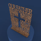 Lord's Prayer (Our Father) Square Traditional Version