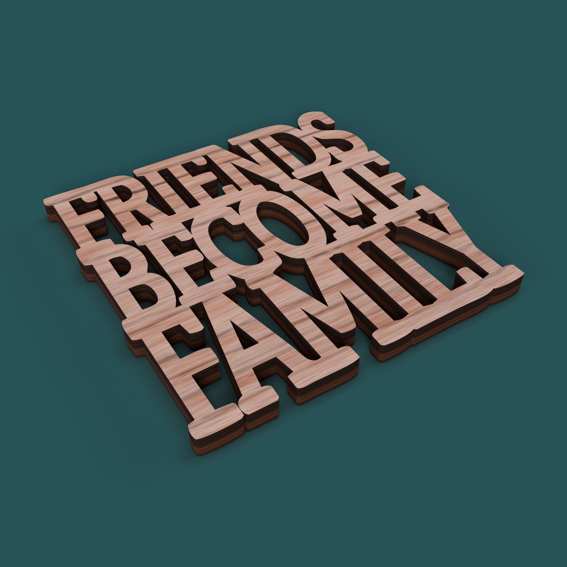 Thanksgiving Coasters -Laser Cut File - The X Laser Files