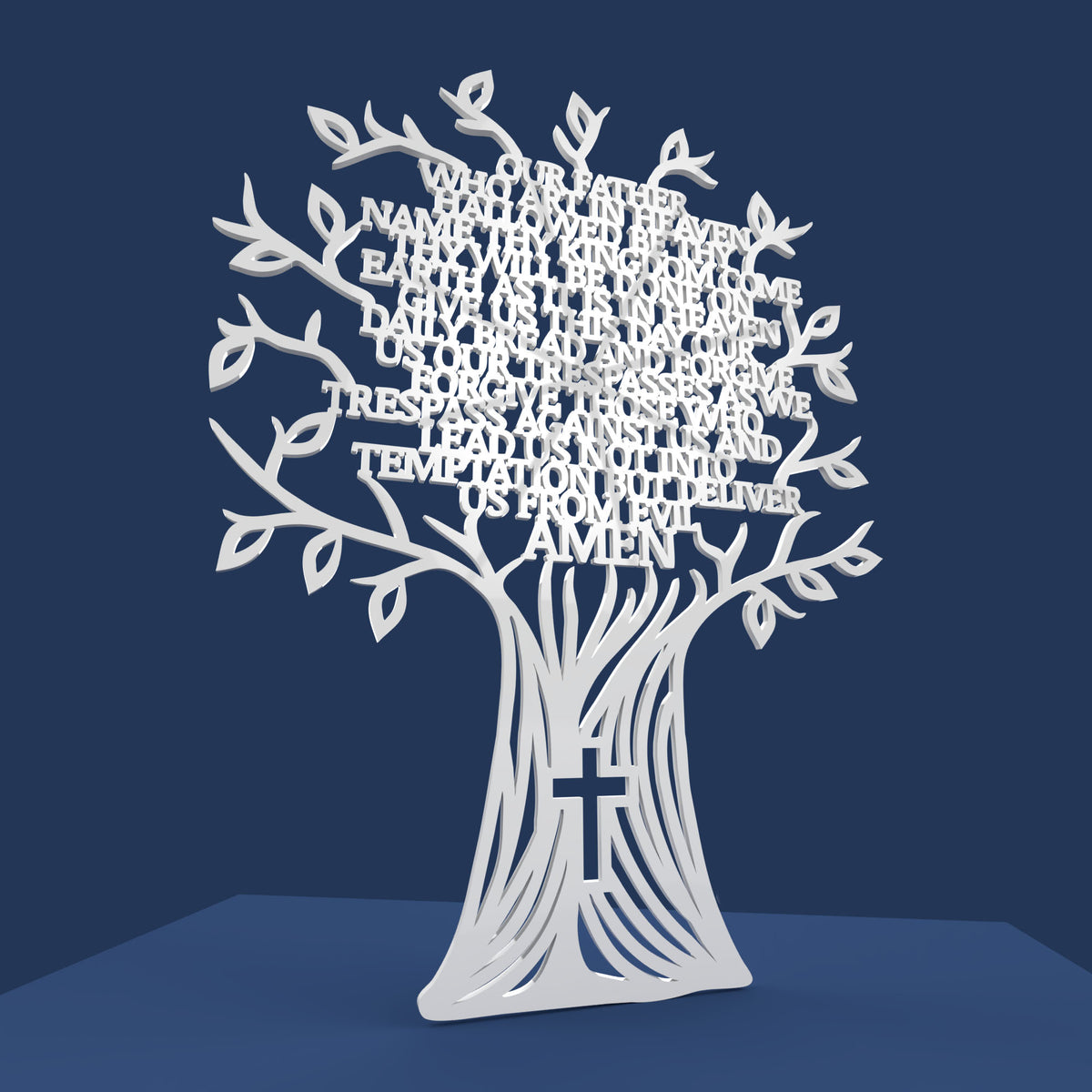 Lord's Prayer (Our Father) Tree Traditional Version