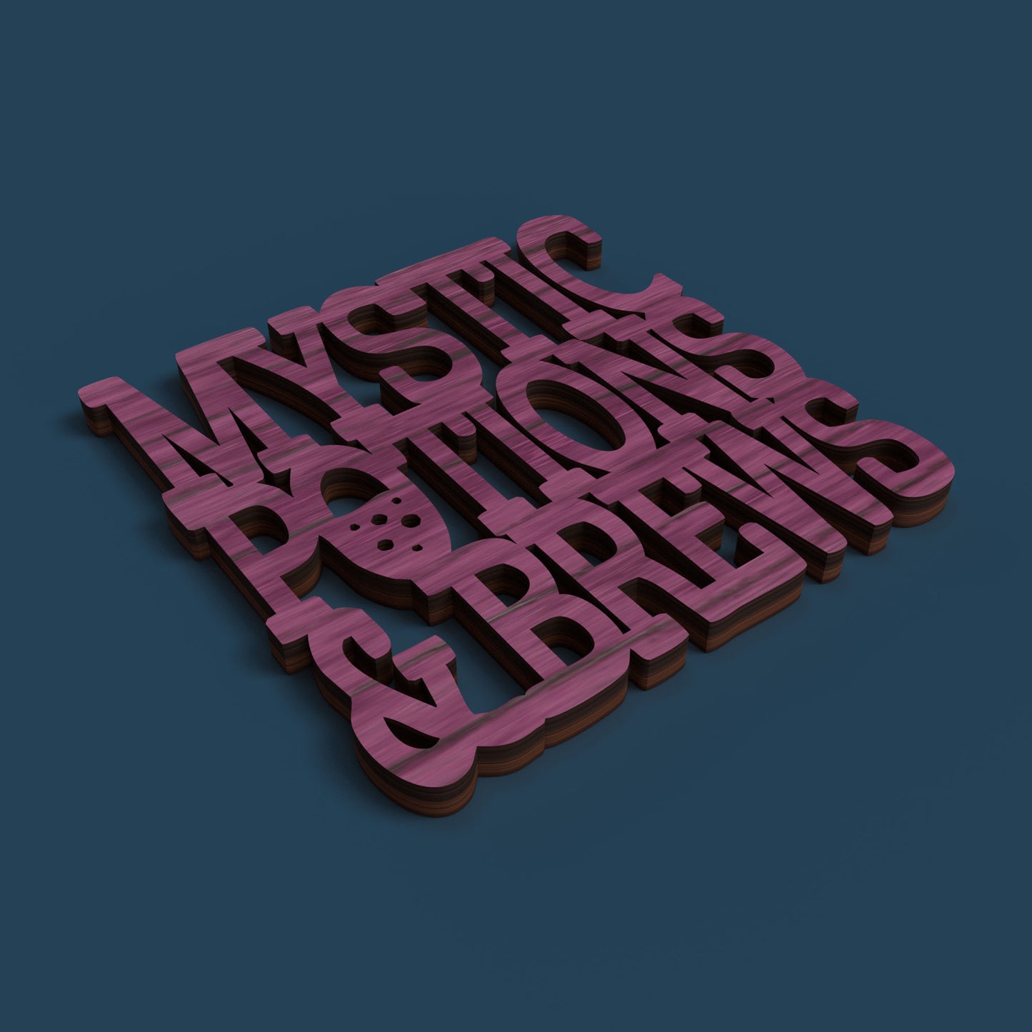 Halloween Witchcraft Coasters -Laser Cut File - The X Laser Files