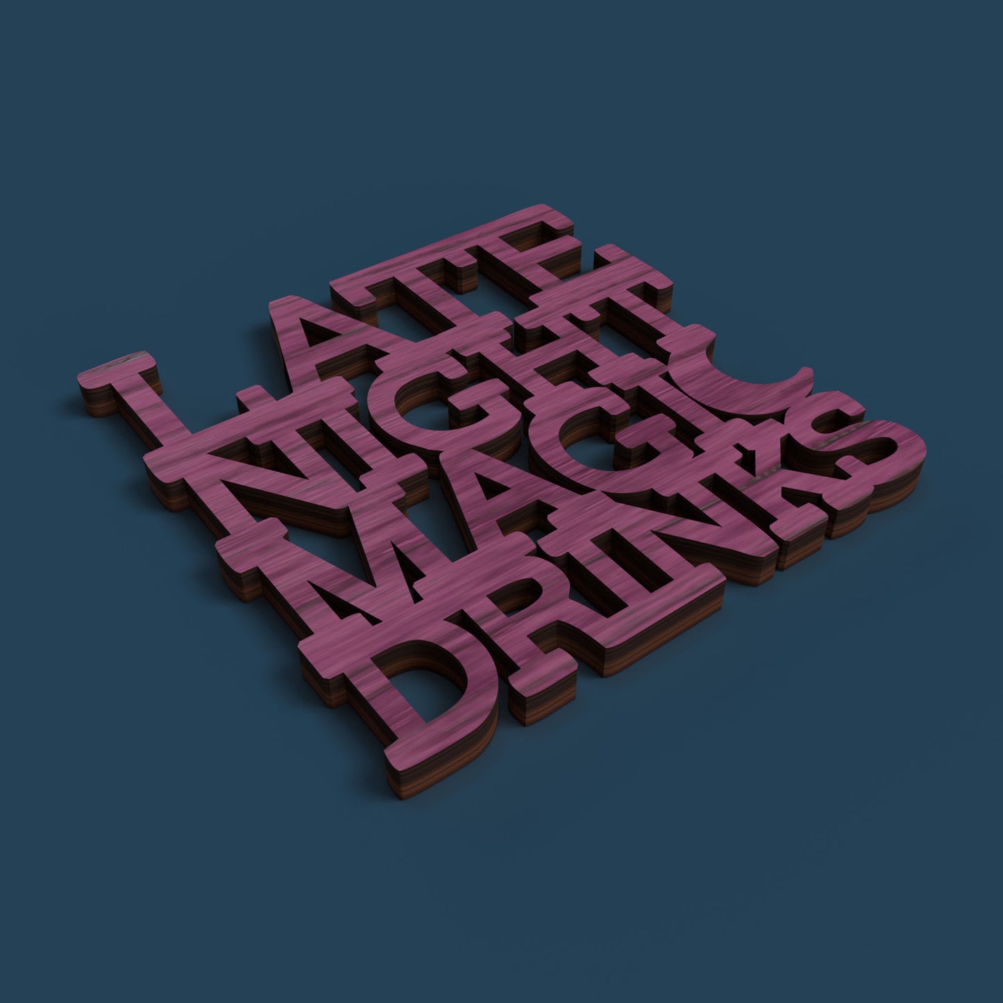 Halloween Witchcraft Coasters -Laser Cut File - The X Laser Files