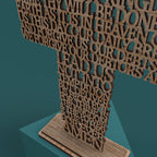 Lord's Prayer (Our Father) Cross KJV Version