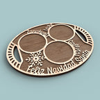 Feliz Navidad Santa Cookie Tray