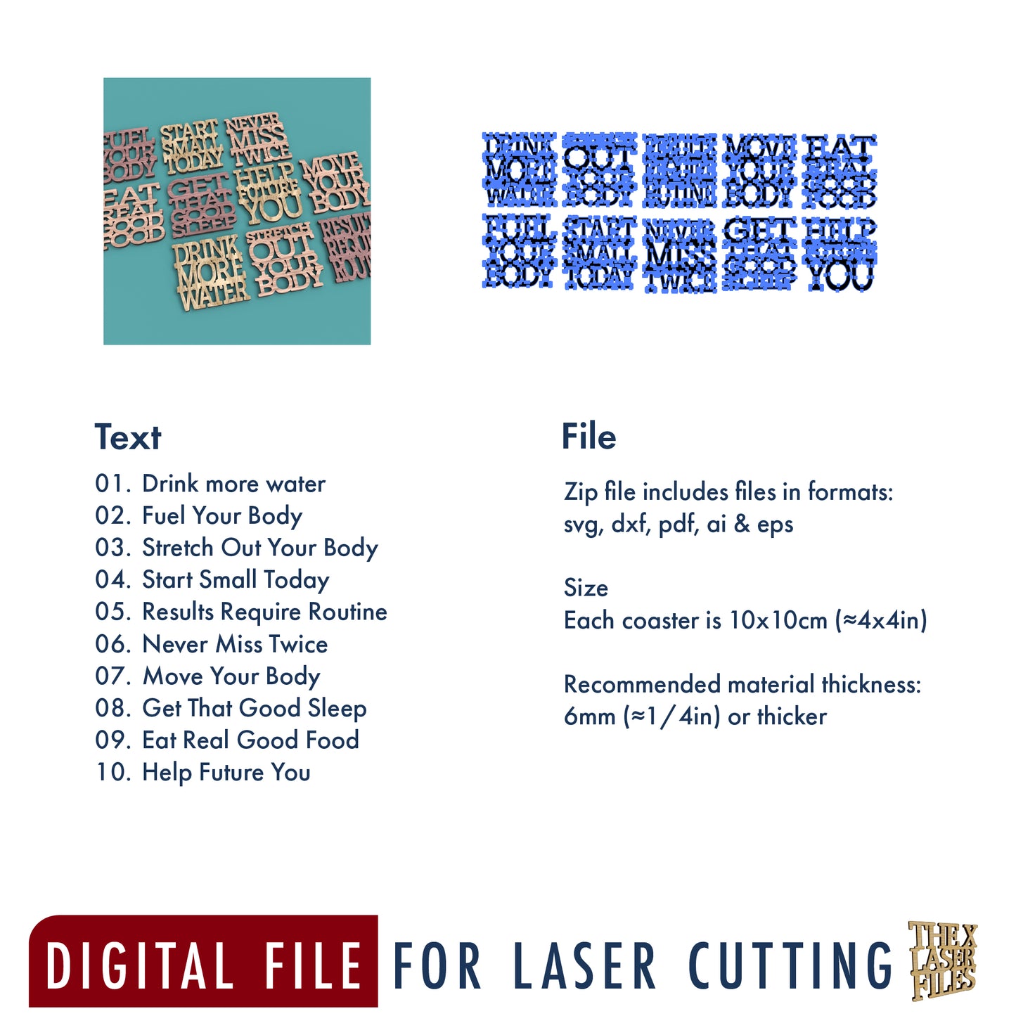 Habits Coasters