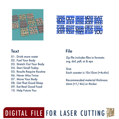 Habits Coasters