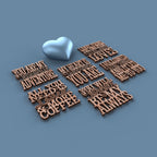 Valentine Romantic Coasters