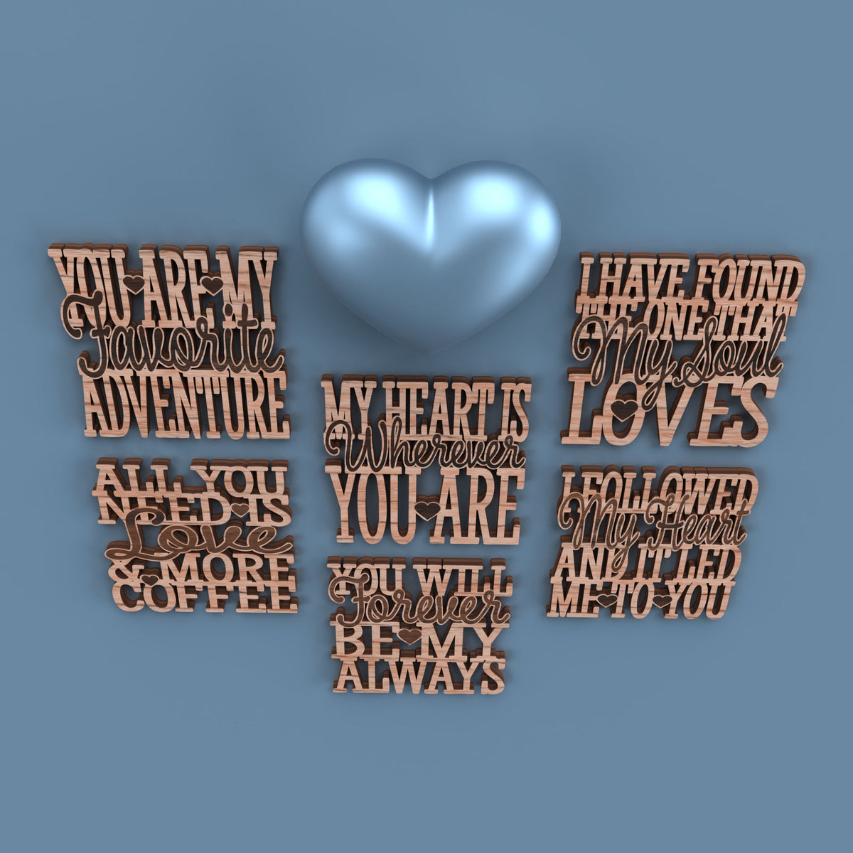 Valentine Romantic Coasters