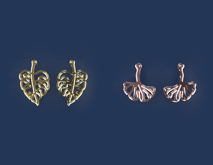 Leaf Earrings - Laser cut vector file