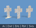Angel of God (Prayer to Guardian Angel) Cross -Laser Cut File - The X Laser Files