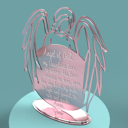 Angel of God Prayer - Laser cut vector file